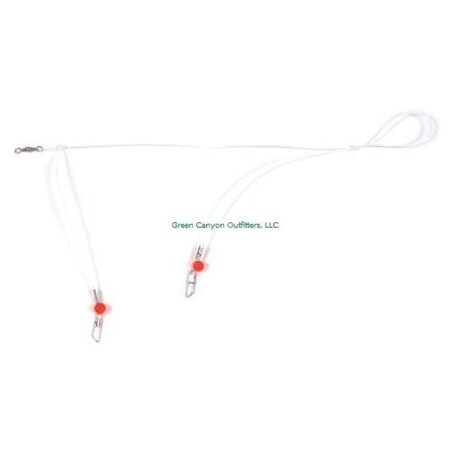 Sea Striker Loop Style Bead Mono Bottom Rig 2 Drop WUpc 50Ring 2BL-UPC